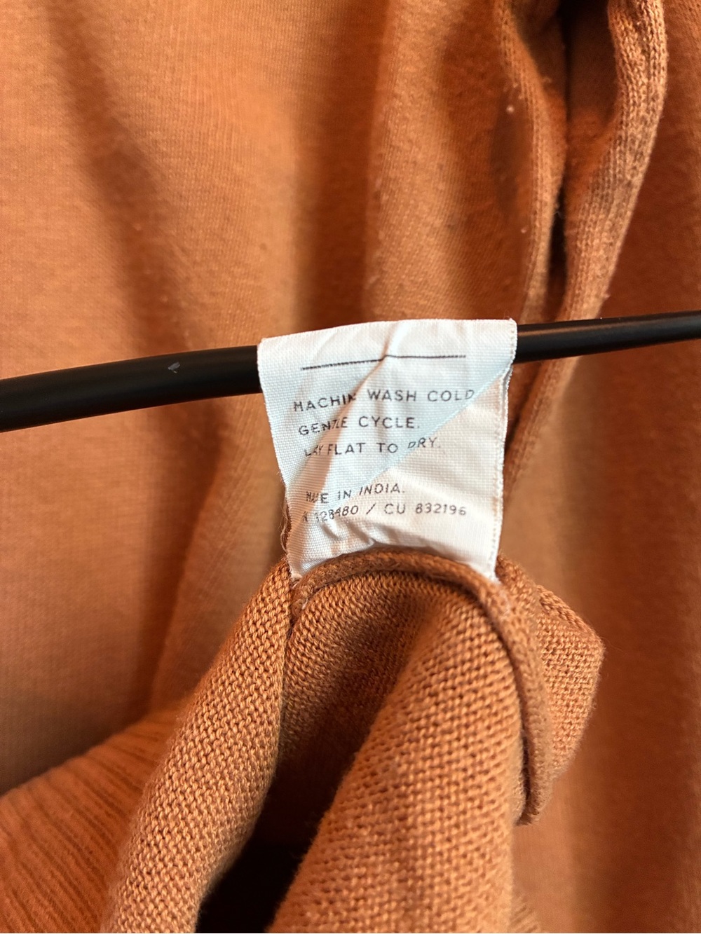 Pact Organic Cotton Knit Sweater – Camel – Size M - Picture 5 of 8